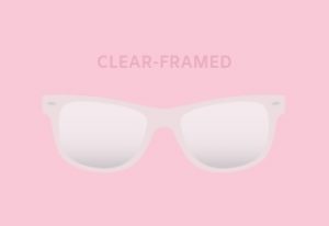 Clear-Framed Glasses