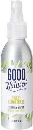 Good Natured Brand All-Natural Eco-Friendly Lemongrass Room &amp; Linen Spray 4 fl. oz.