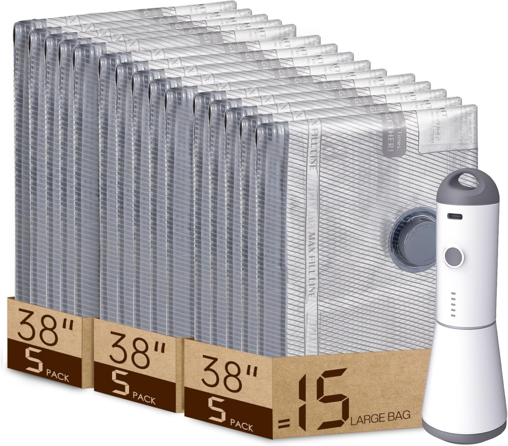 Vacbird Travel Vacuum Bags – 15 Pack