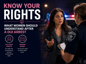 Know Your Rights- What Women Should Understand After a DUI Arrest